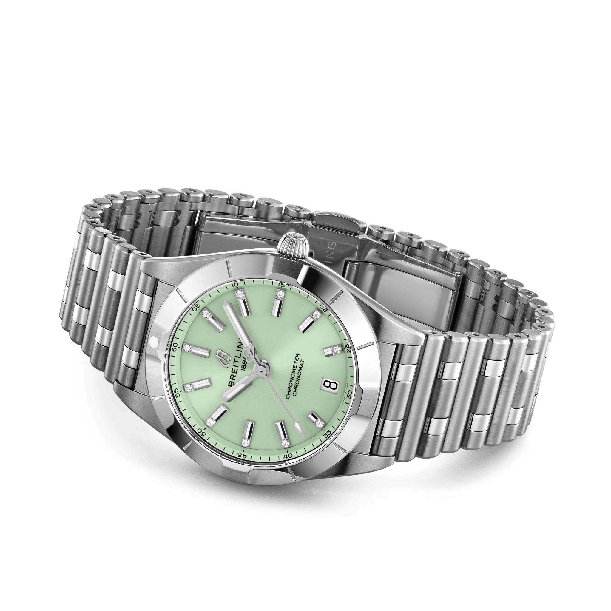 Breitling superocean hotsell diamond bezel